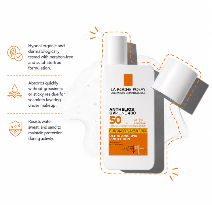 La Roche-Posay Anthelios Invisible Fluid SPF 50+ (50ml)